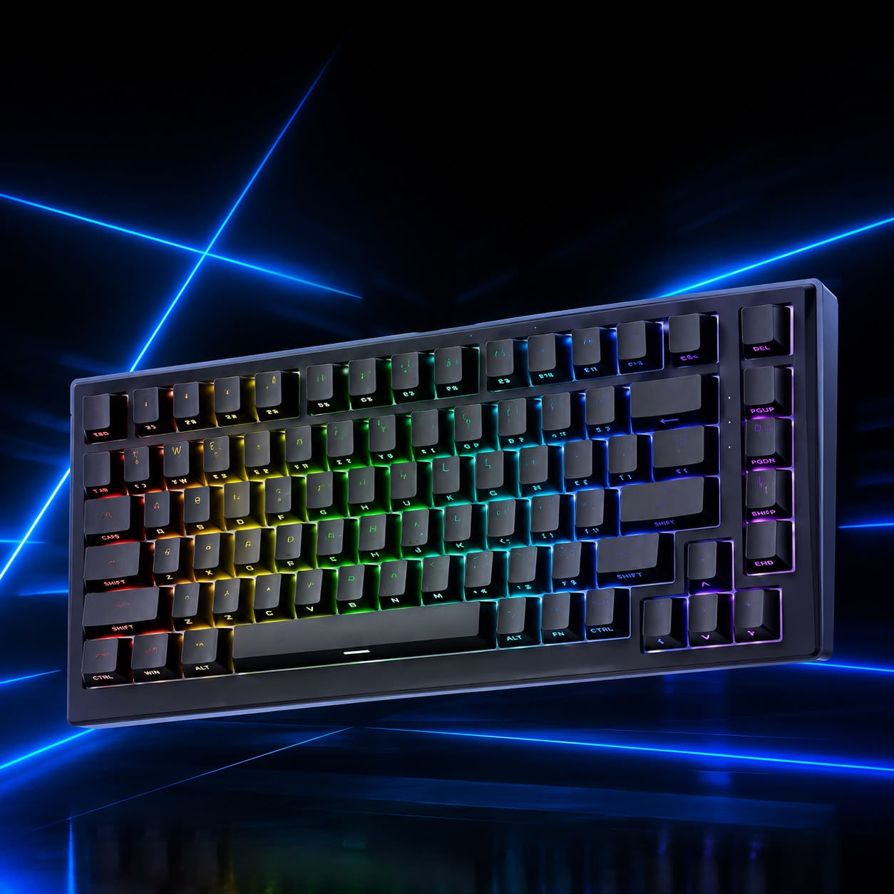AKKO TAC75 HE Hall Effect magnetic gaming keyboard with RGB lighting