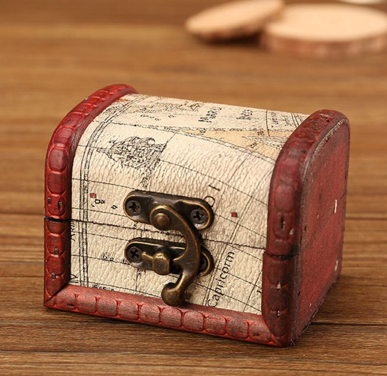 Wooden Trunk Gift Box