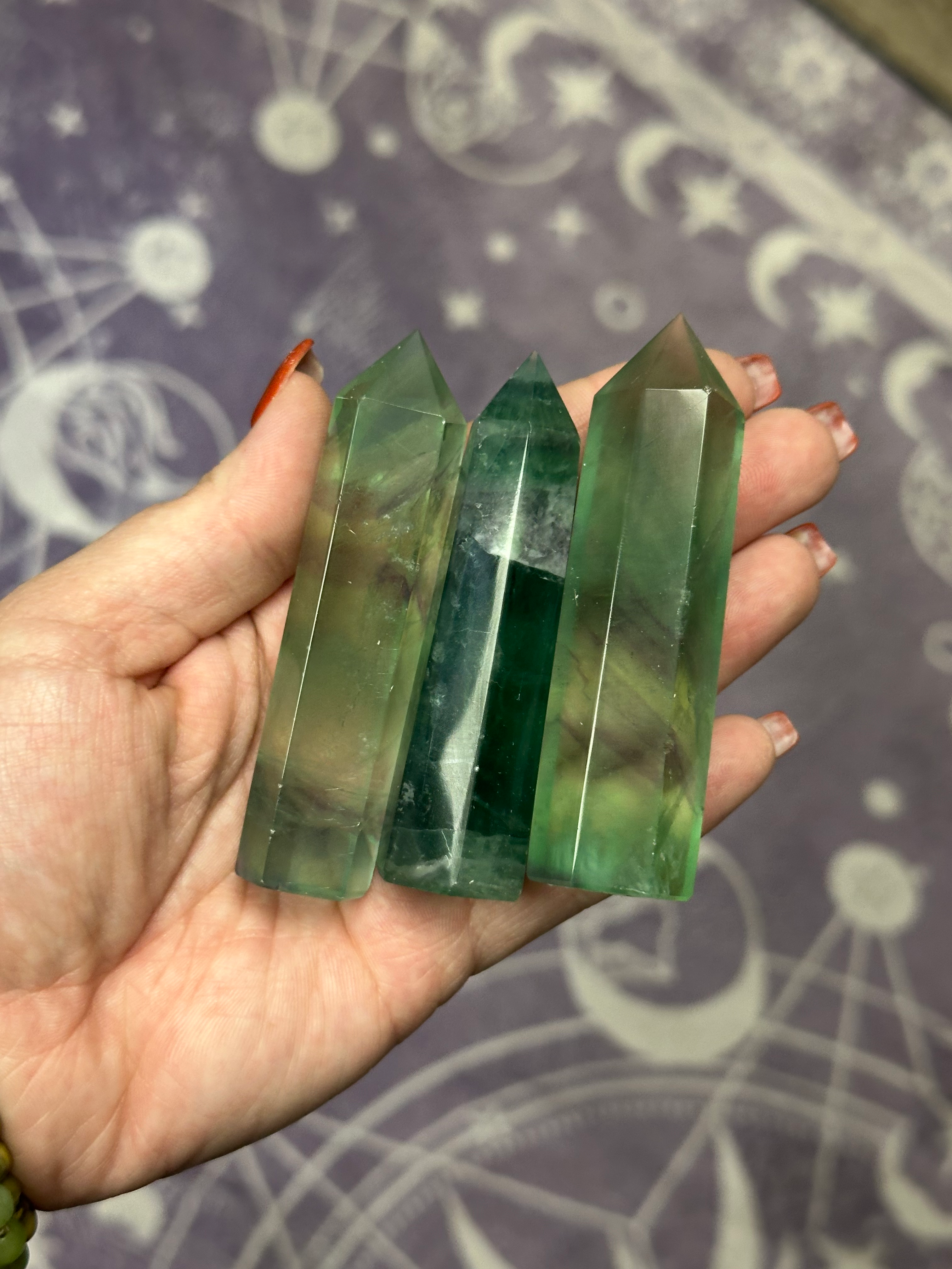 Green Fluorite Towers