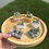 Thumbnail: Pyrite Miners on Fluorite / Rose Quartz