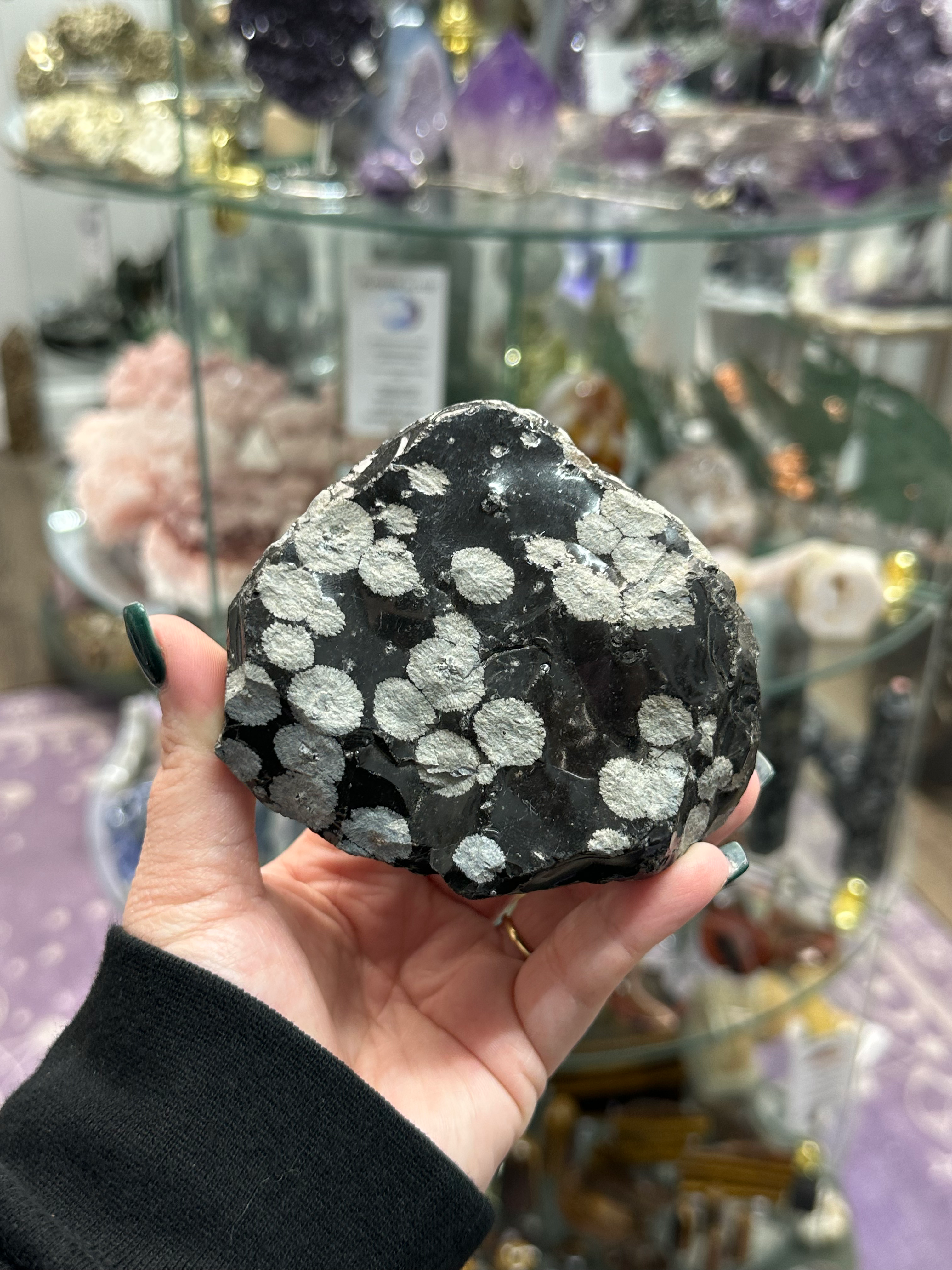 Rough Snowflake Obsidian
