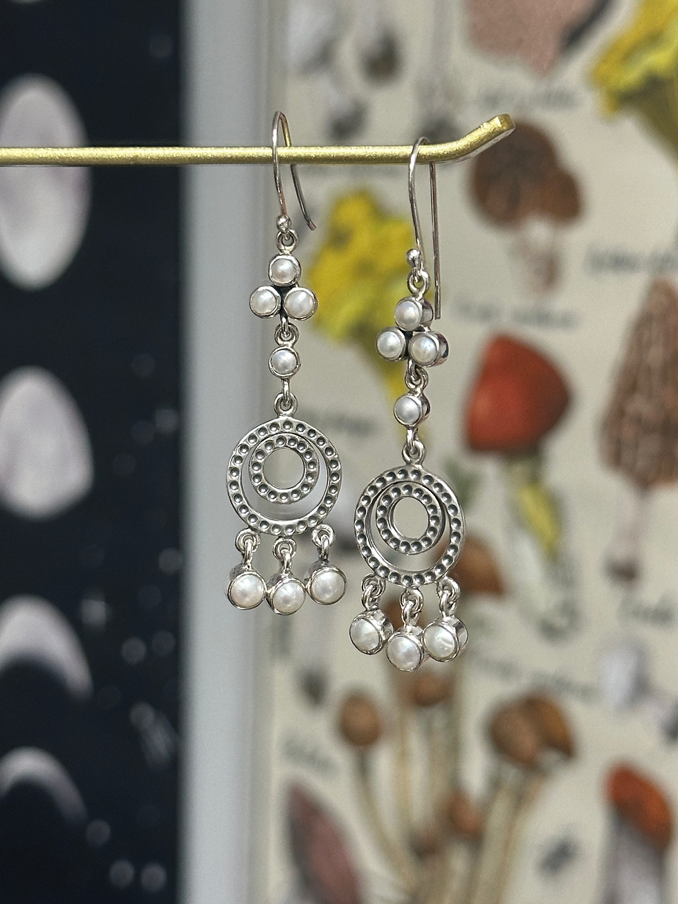 Thumbnail: Sterling Silver Chandelier Earring 