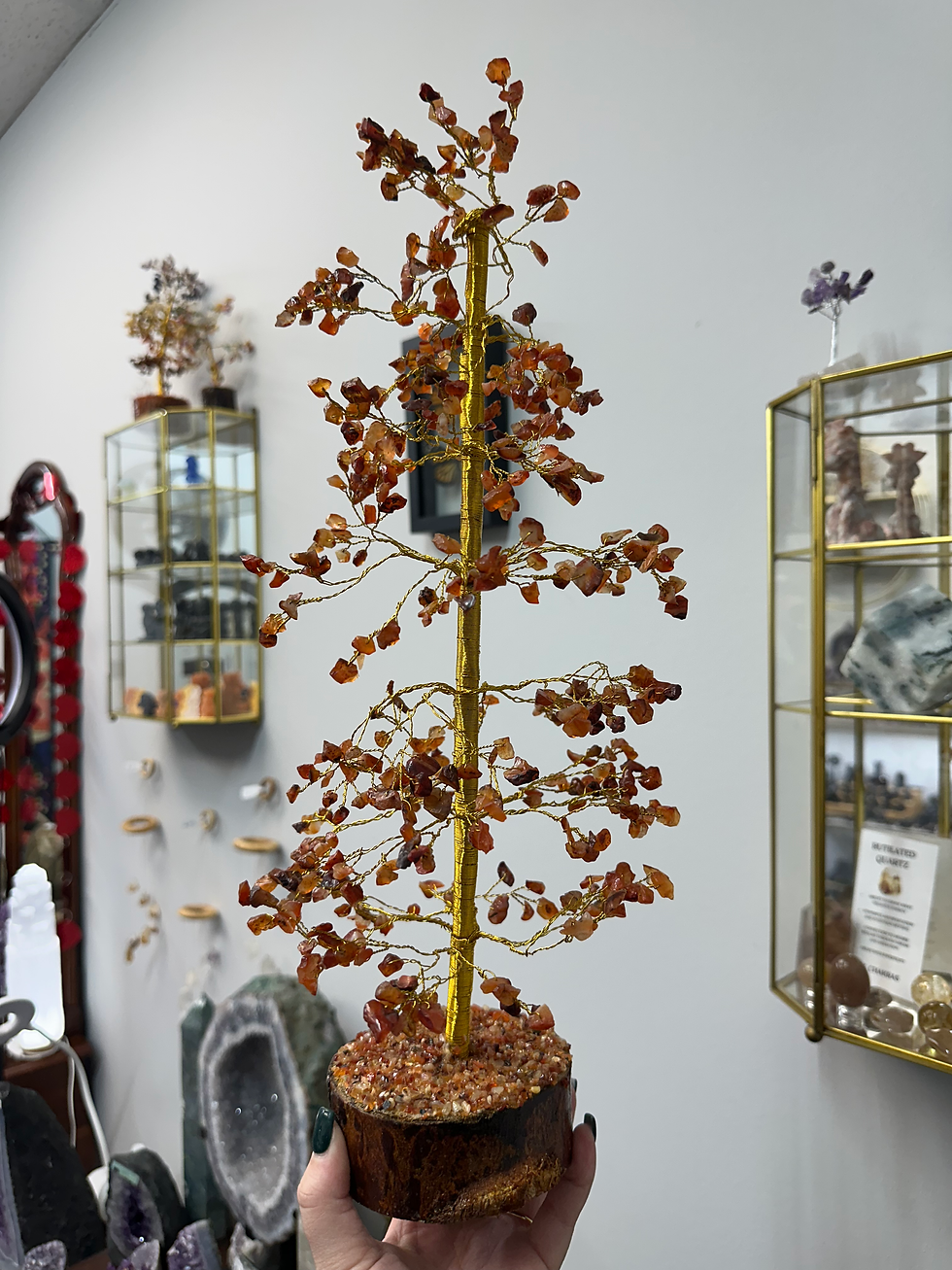 Thumbnail: Crystal Chip Tree 500 ct. 15"