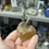 Thumbnail: Pyrite Miners on Fluorite / Rose Quartz