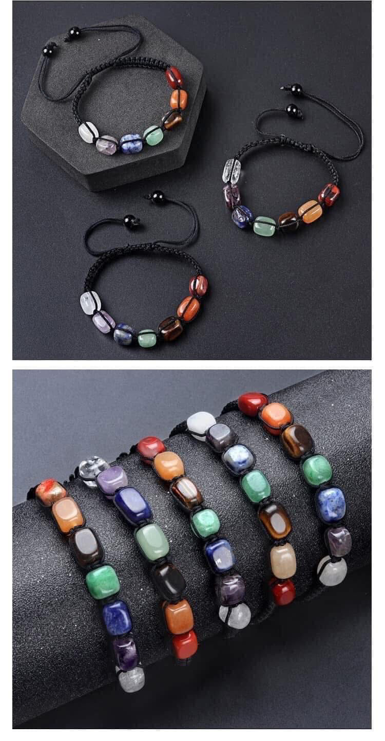 Chakra Pull String Bracelet