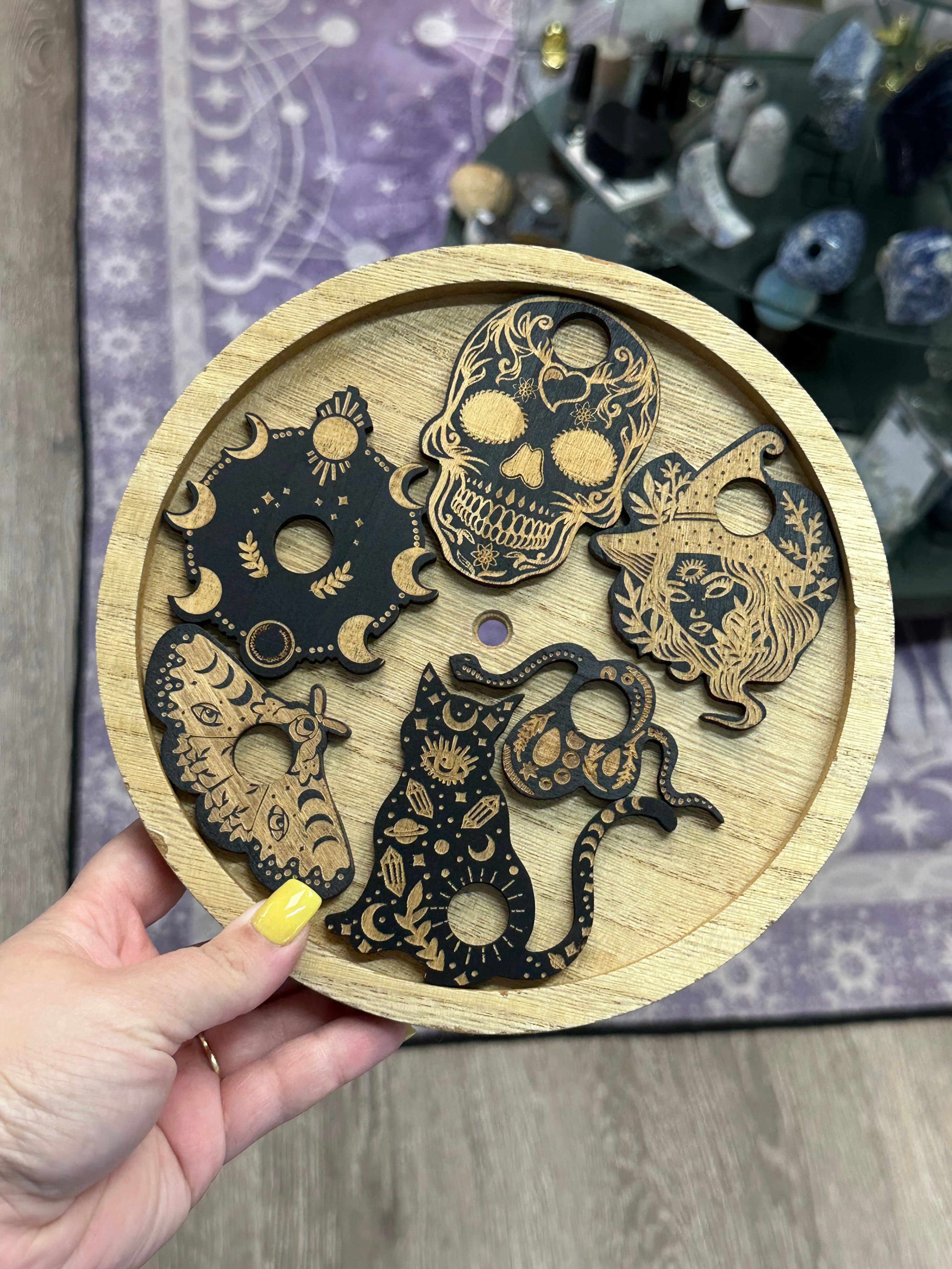 Wooden Sphere Stands