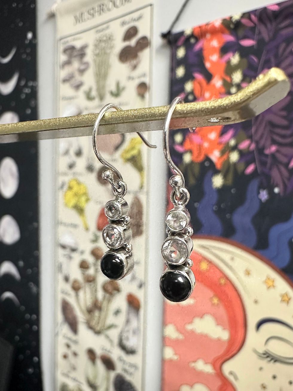 Thumbnail: Sterling Silver Labradorite Earrings