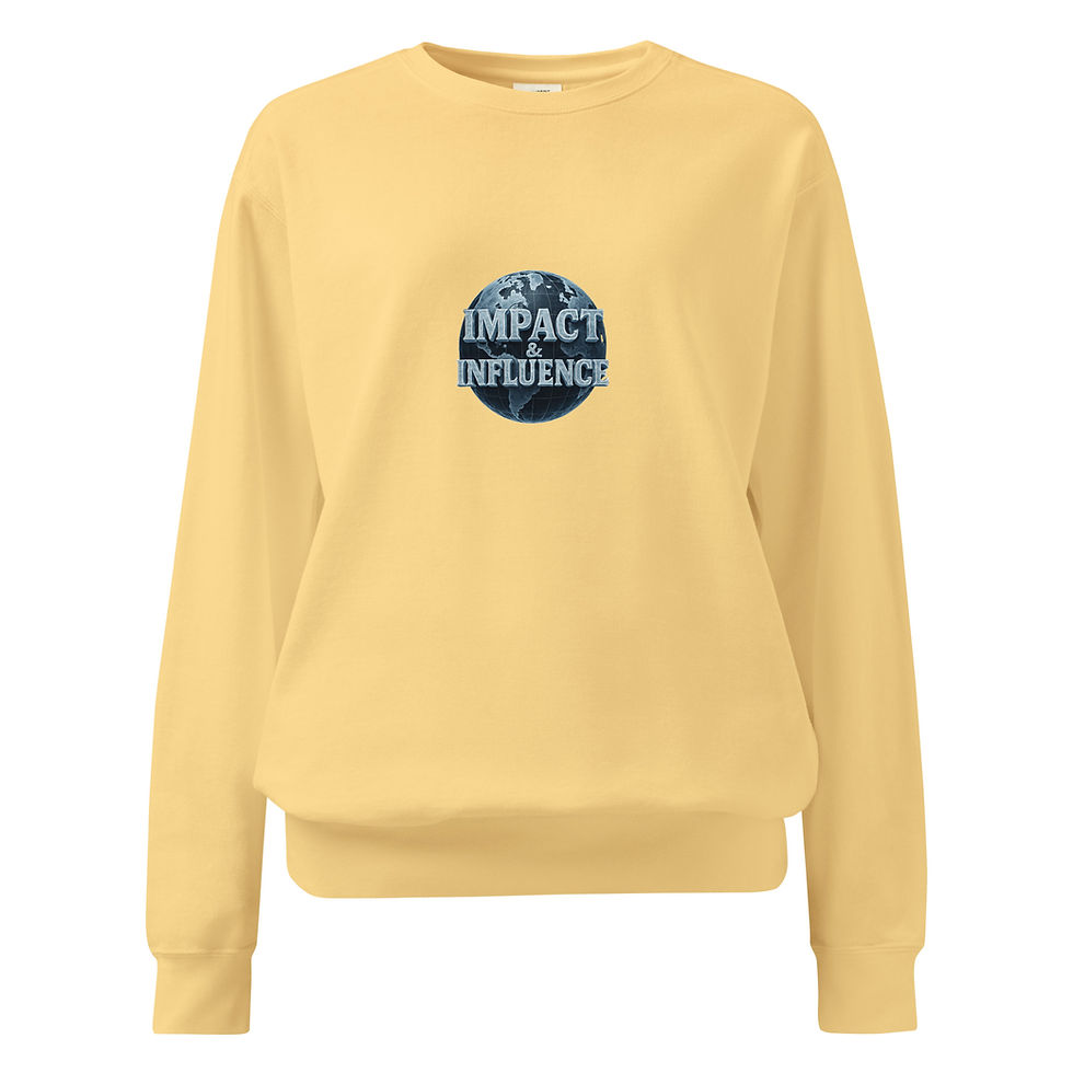 Thumbnail: Impact & Influence Unisex garment-dyed sweatshirt