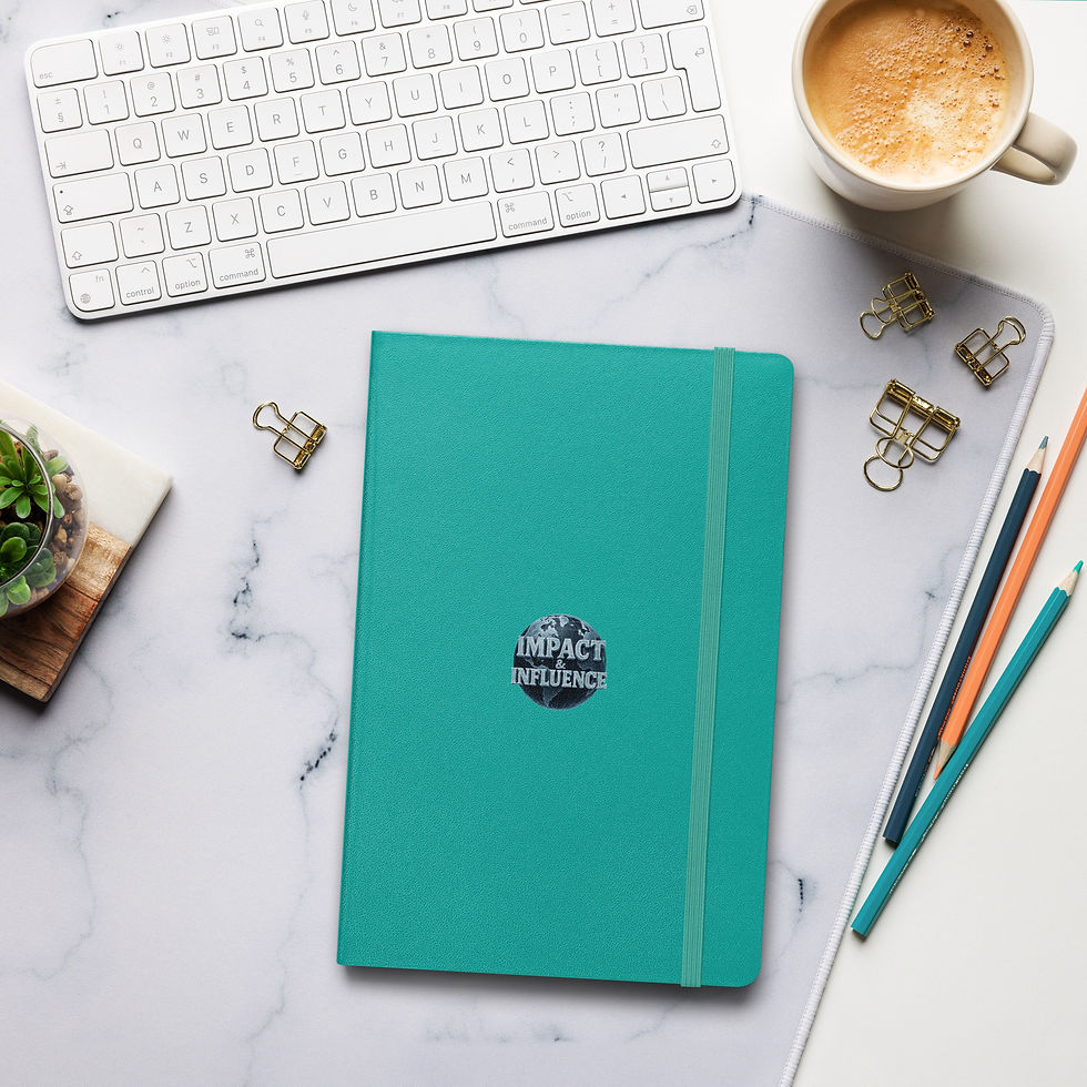 Thumbnail: Impact & Influence Hardcover Bound Notebook
