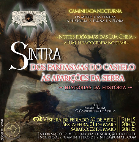 Dos Fantasmas do Castelo às Aparições da Serra - 30 de Abril, 01 e 02 de Maio de 2026 - ca