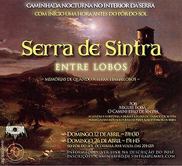 (p) Serra de Sintra Entre Lobos - 12 e 26 de Abril de 2026 (19h30, 20h10; 19h45, 20h25) -