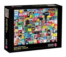 パズルコレクション Tiny Collections Retro Tech 1000-Piece Puzzle | All She Wrote Books