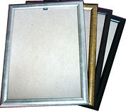 Budget bulk certificate frames in Gold, Silver, Black & brown.