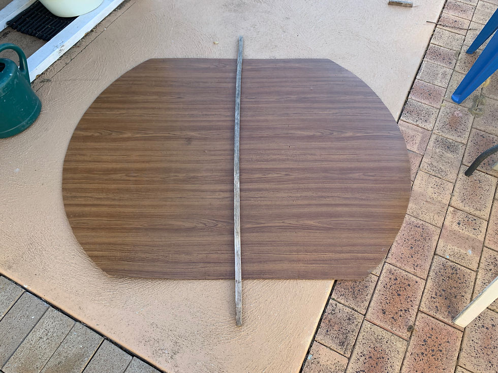 Template of a rainwater tank base