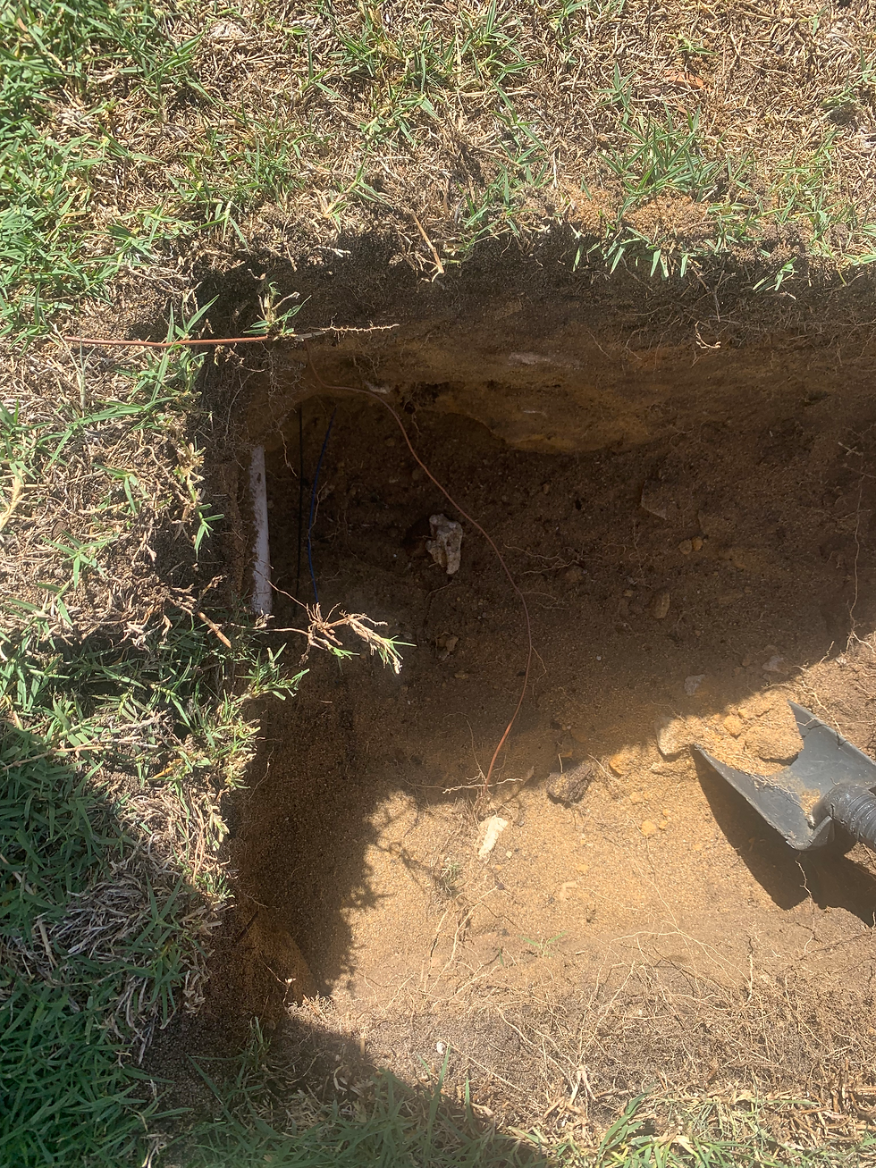 Brown solenoid wire ending at a dead end