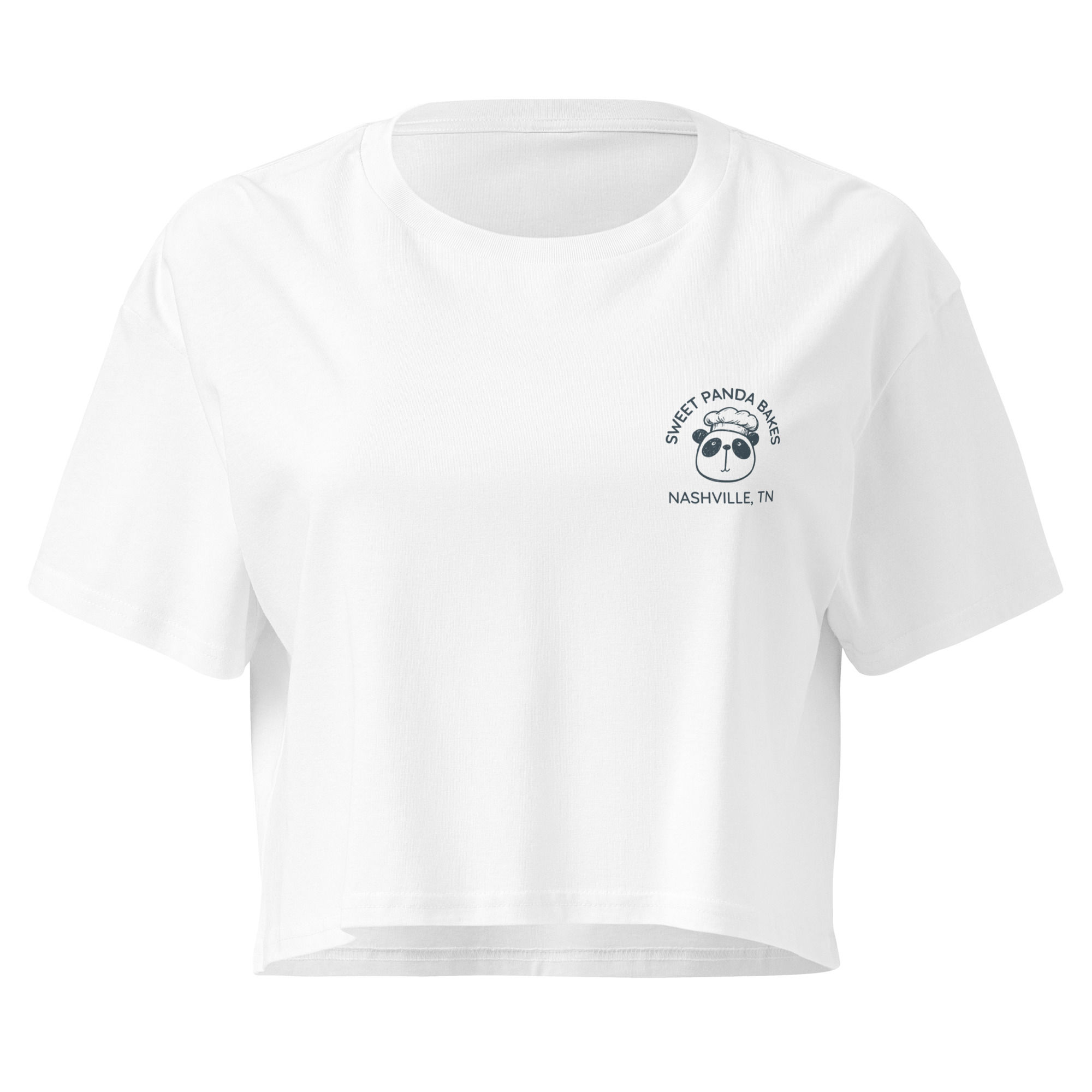 Sweet Panda Bakes "Not Too Sweet" Crop Tee