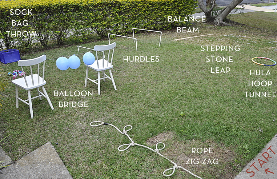 Building an Obstacle Course at Home