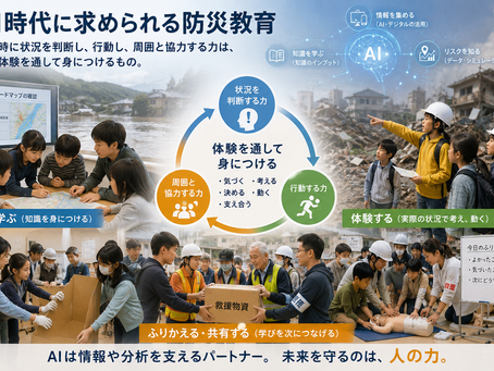 AI時代に必要な防災教育とは|防災キャンプで育てる防災意識と人材育成