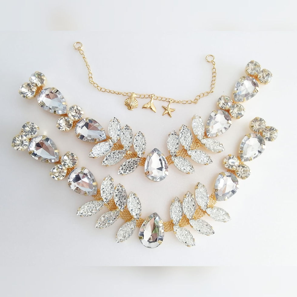 Miniatura: Cabedal banhado a ouro, modelo sereia 6 pares ATACADO