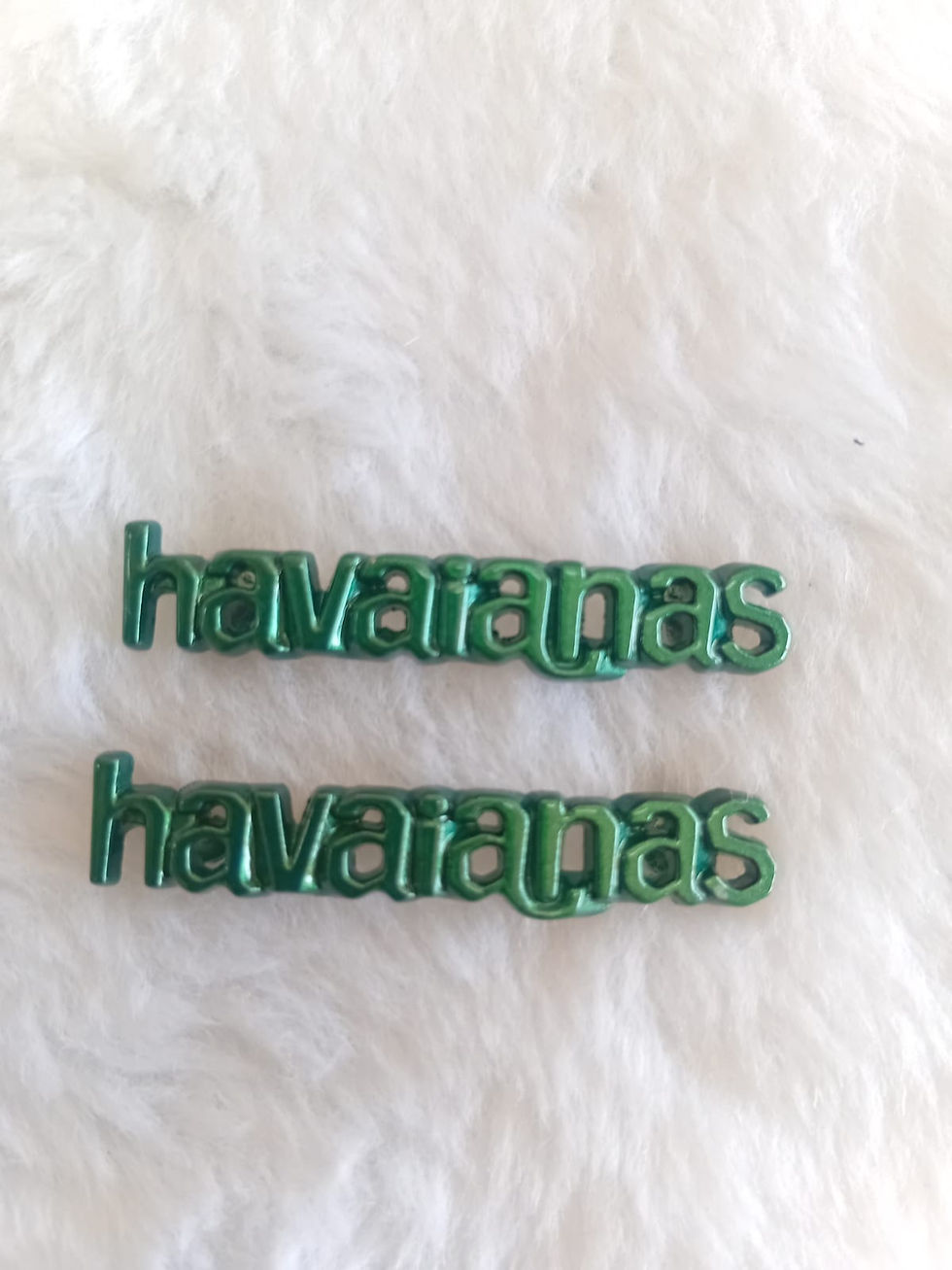Miniatura: p052 - Plaquinha palavra havaianas - par