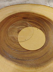 Round Acrylic Keychain Blank