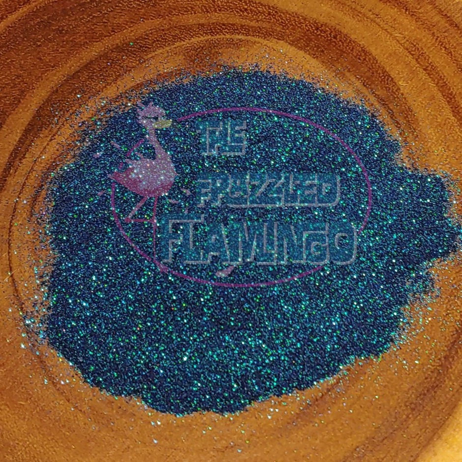 Mother of Dragons, bluish color shift ultra fine glitter at The Frazzled Flamingo
