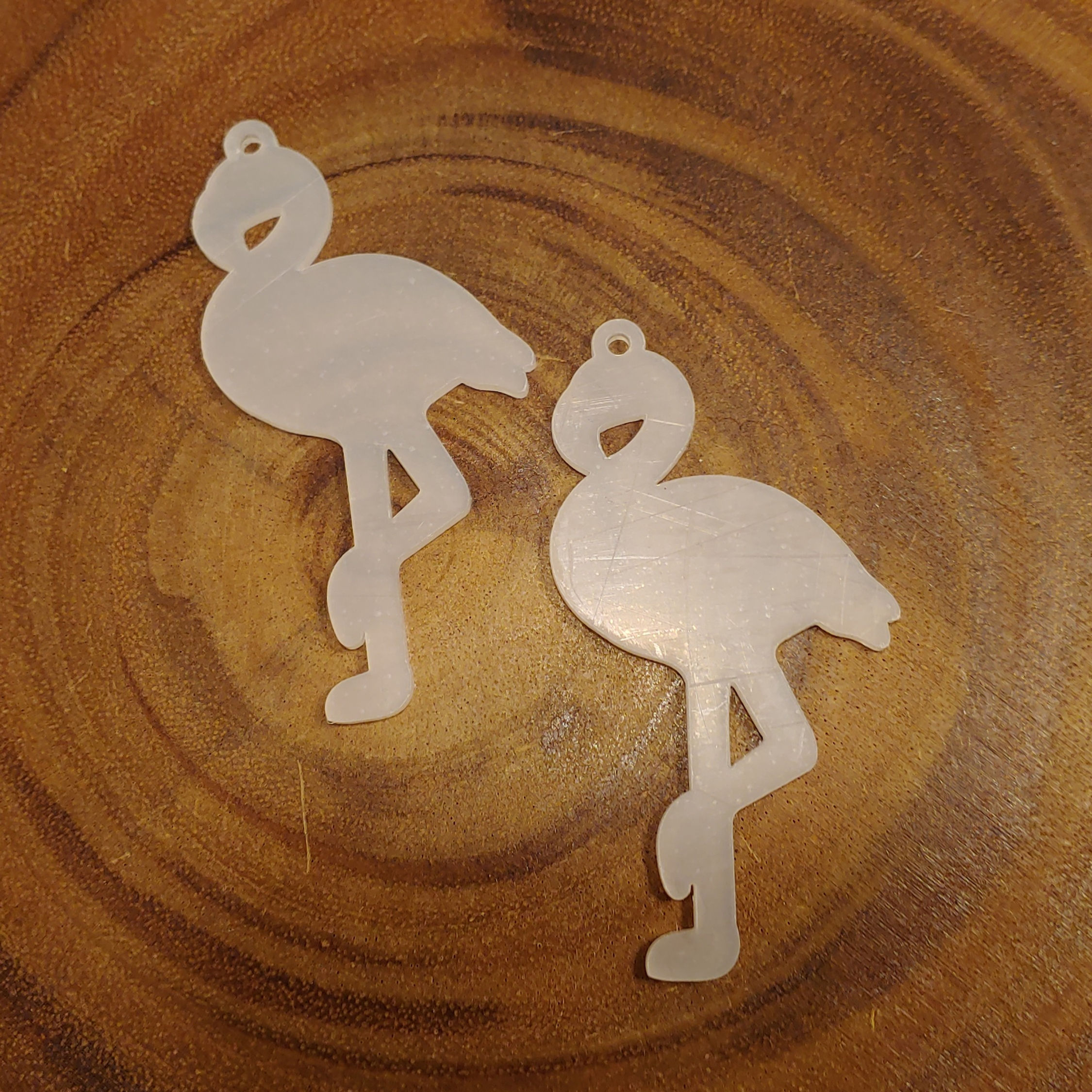 Flamingo Keychain Acrylic Blanks at The Frazzled Flamingo