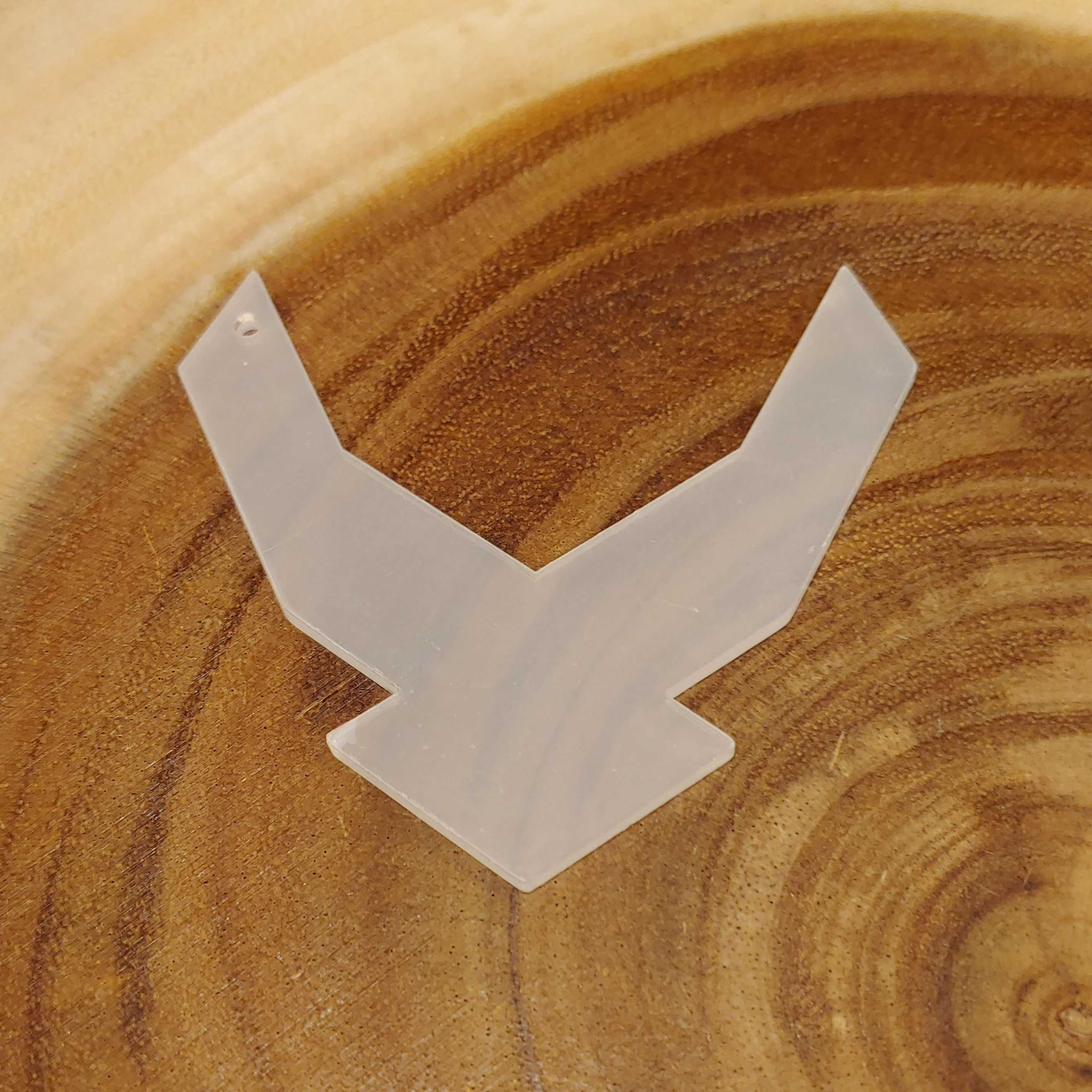Air Force wings acrylic key chain blank at The Frazzled Flamingo