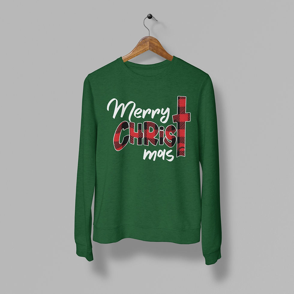 Thumbnail: Merry CHRISTmas Sweatshirt