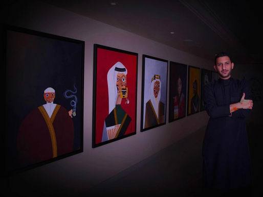Faisal Al-Kheriji, the artist bringing Arab culture and tradition to the world of contemporary Art.