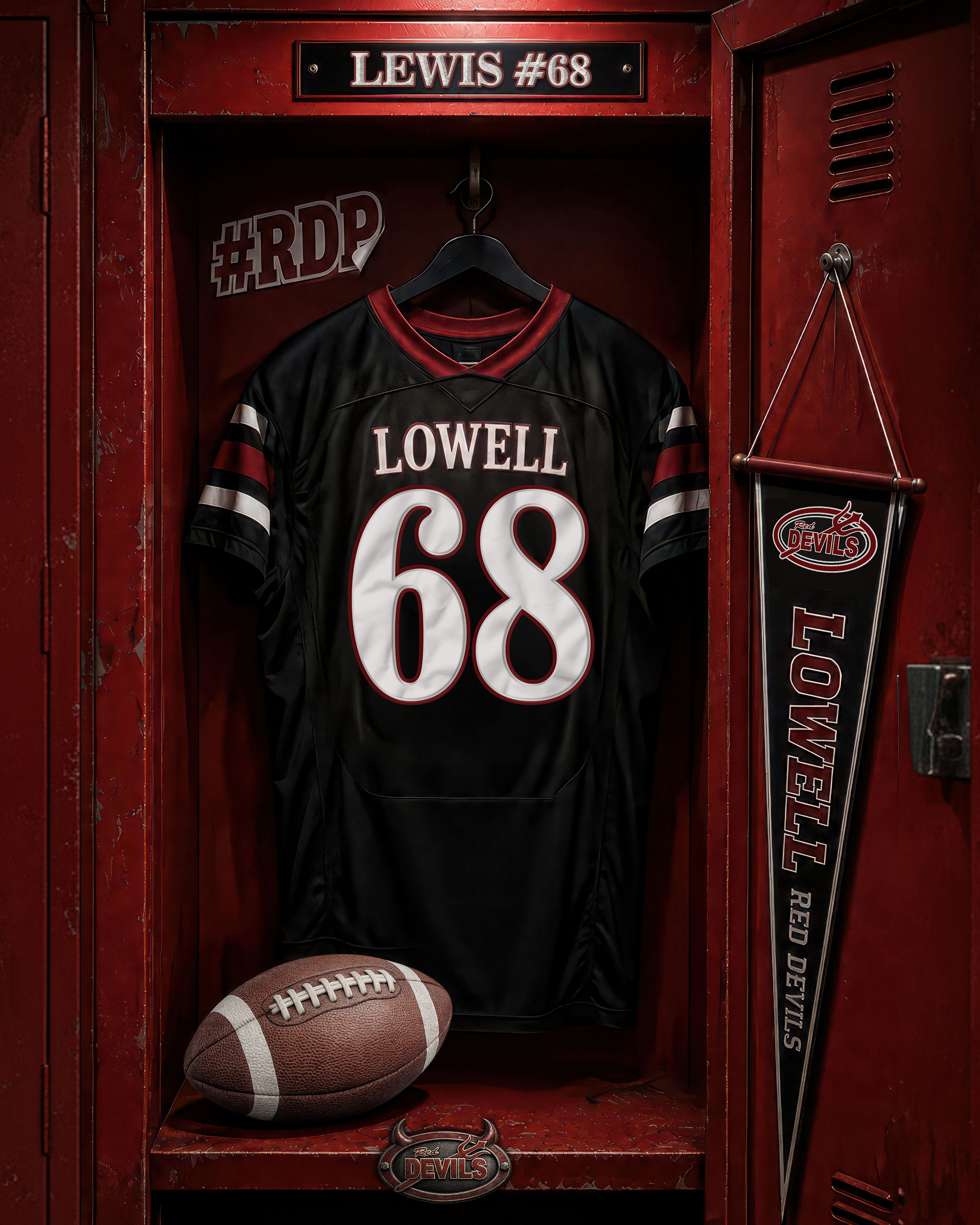 Lowell Football Locker Jersey Digital