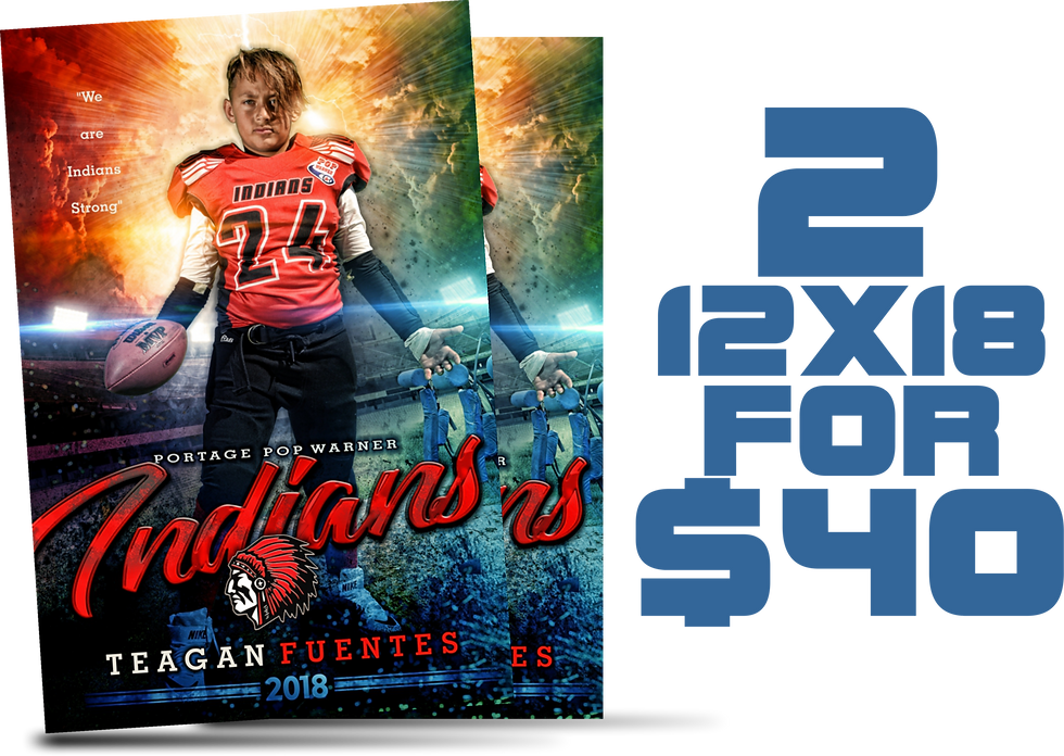 2 -12X18 FOR $40 MEGA SALE!!!