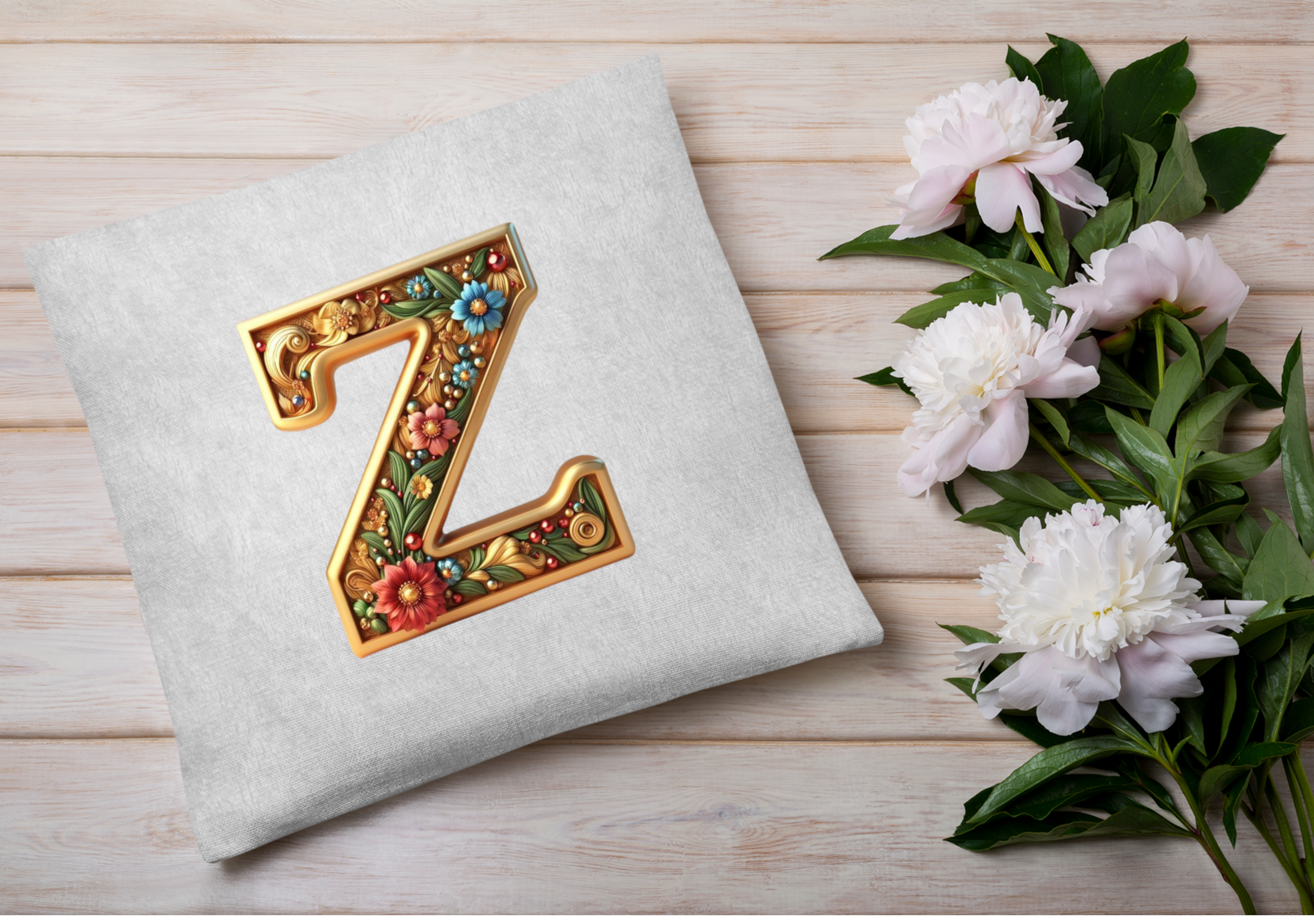 Alphabet Z - Digital Printed Cushion Cover