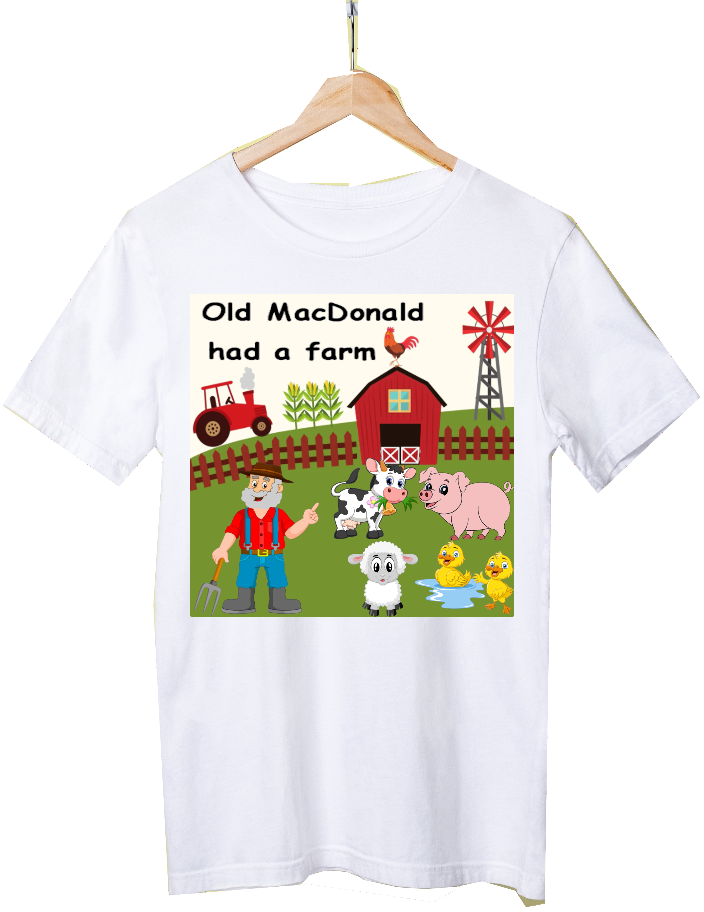 OldMacdonald Kid's Half Sleeve Round neck T-shirt
