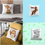 Thumbnail: Wild Animals Set of 5 (16x16 INCH) Digital Printed Cushion Cover