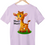Thumbnail: Giraffe Say's Kid's Half Sleeve Round neck T-shirt
