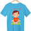 Thumbnail: Yoga Boy Kid's Half Sleeve Round Neck Tshirt