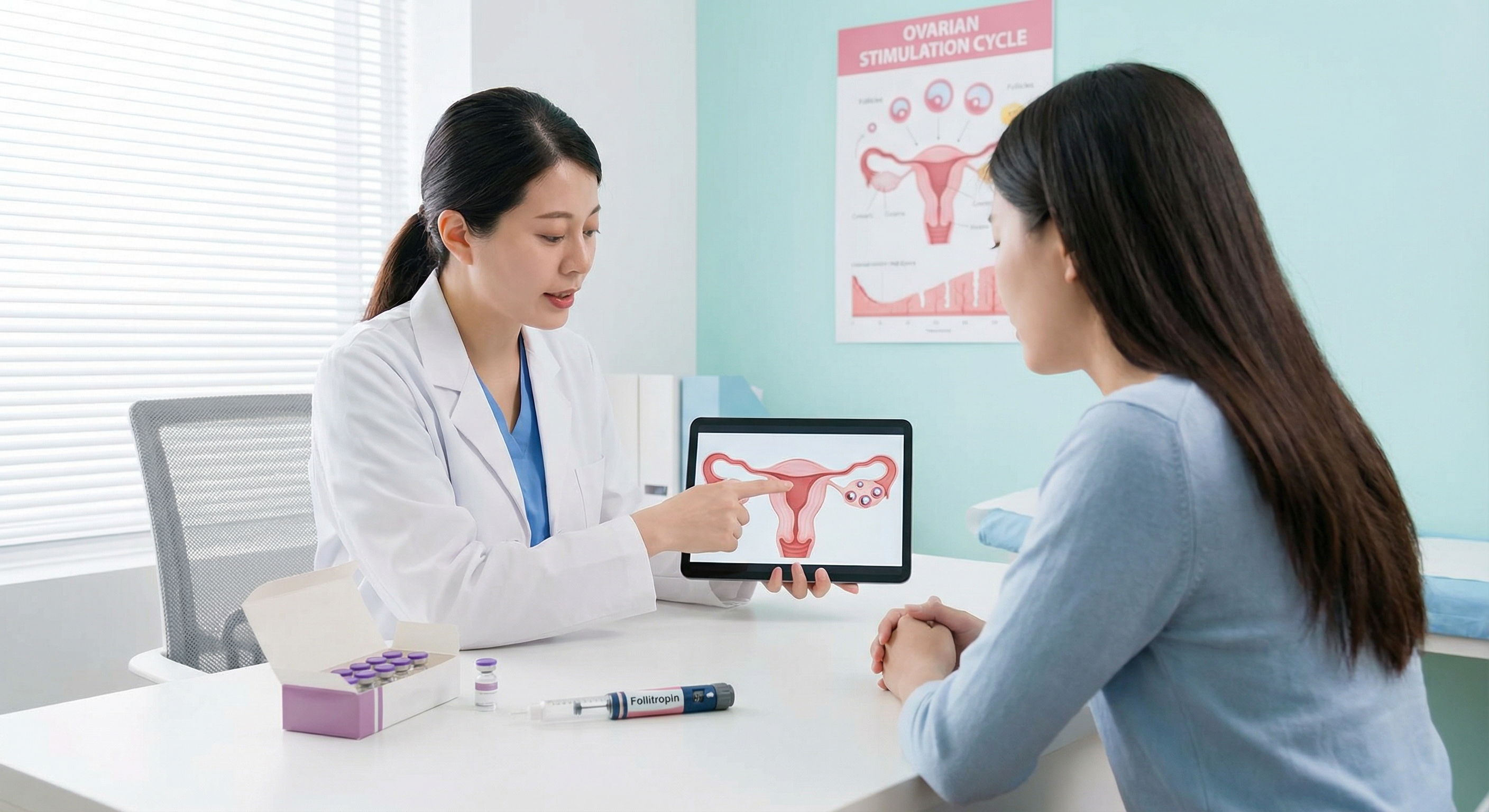 Ovarian Monitoring and Follicle Growth