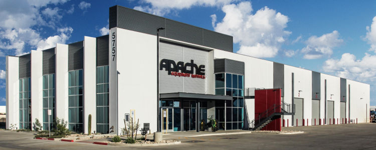 Apache Equipment Rentals facility in Phoenix, Arizona