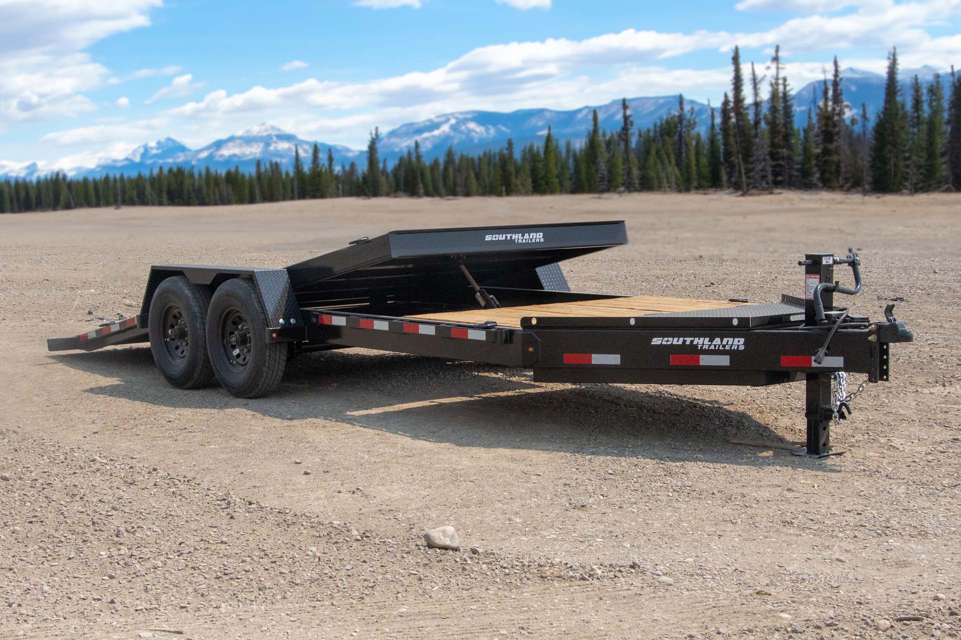 12,000 lbs, 16ft Tandem Axle Tilt Bed Trailer — photo 1