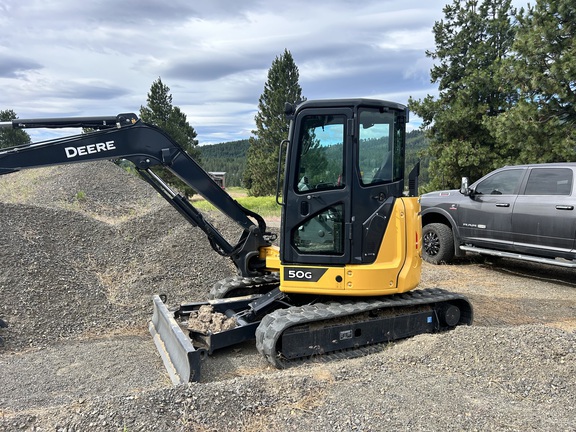 John Deere 50G Mini Excavator, 10,500lbs — photo 4