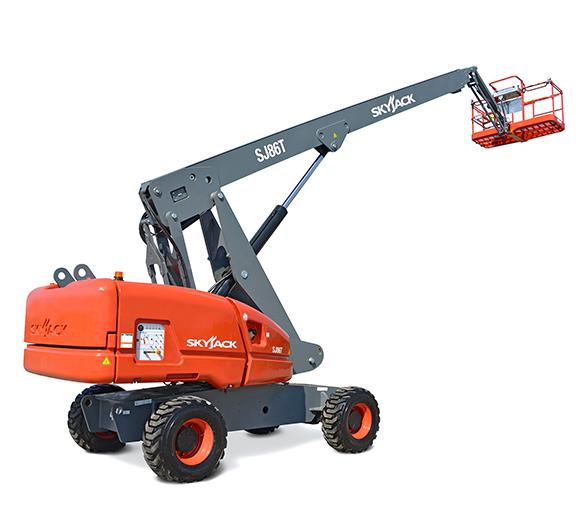 Skyjack SJ86T, 86ft Straight Boom Lift, 4WD — photo 3