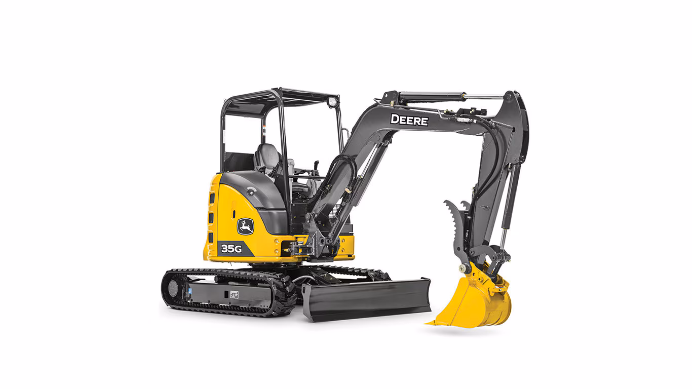 John Deere 35G Mini Excavator, 7760lbs — photo 4