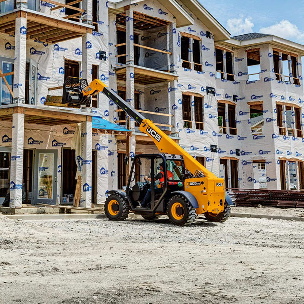 JCB 505-20 Telehandler, 5000lbs Reachfork, 20ft Reach