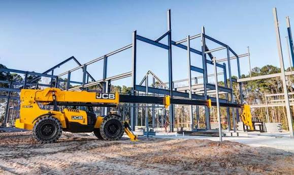 JCB 509-42 Telehandler, 9000lbs Reachfork, 42ft Reach — photo 3