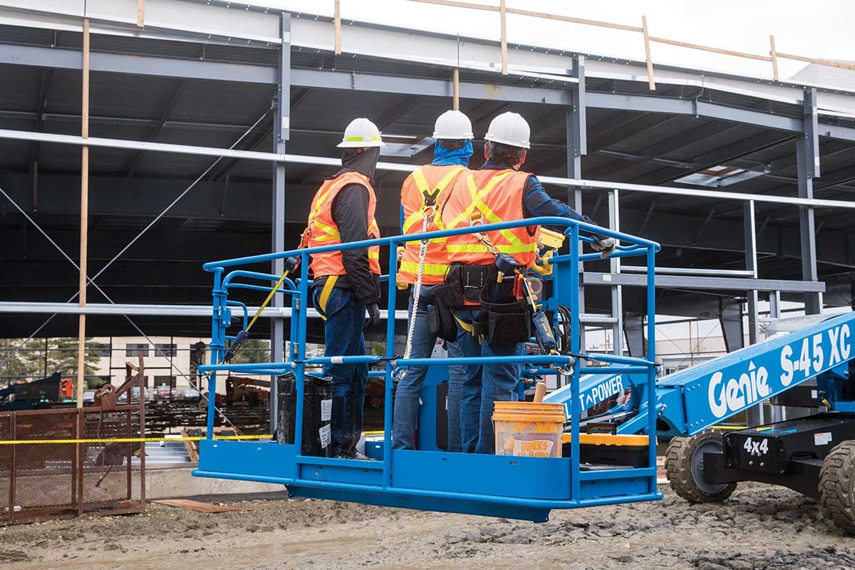 Genie S45, 45ft Straight Boom Lift, 4WD — photo 4