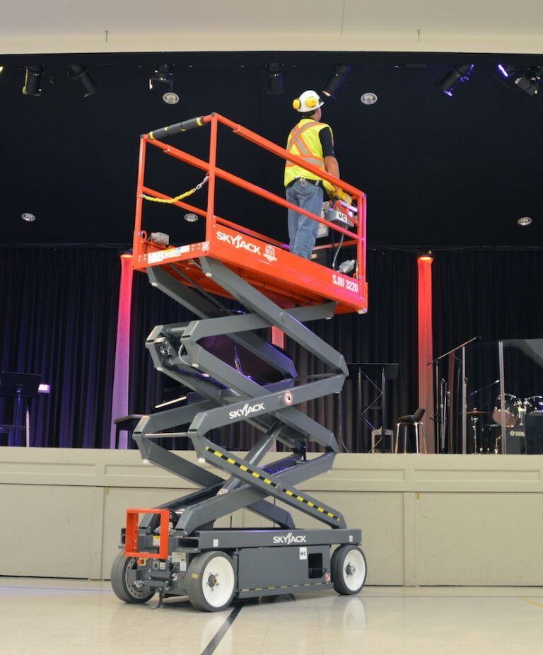 Skyjack 26ft Electric Scissor Lift, 32" Wide — photo 3