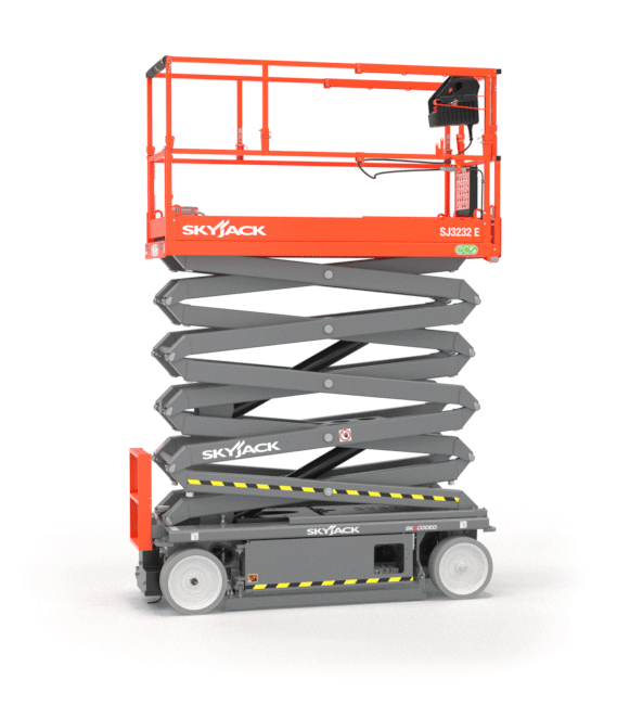 Skyjack 32ft Electric Scissor Lift, 32" Wide — photo 3