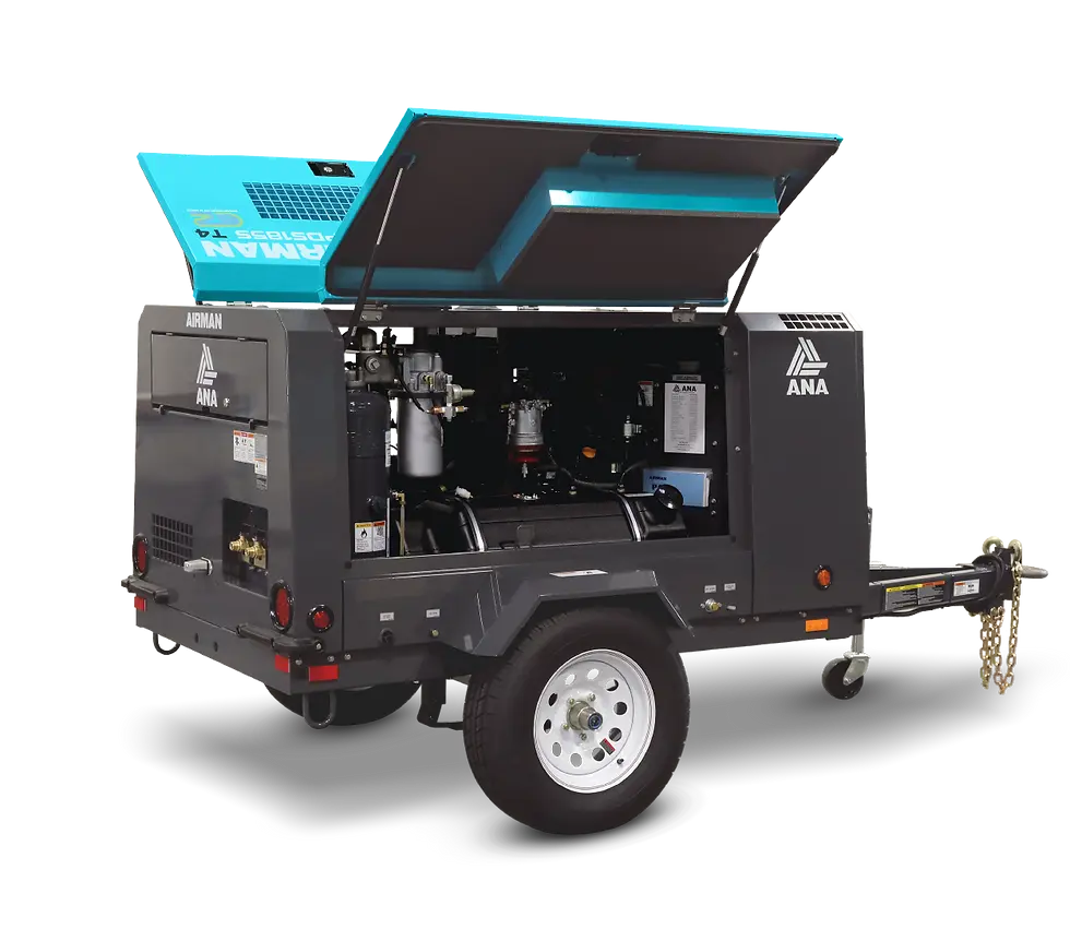 Thumbnail: 185 CFM Towable Air Compressor