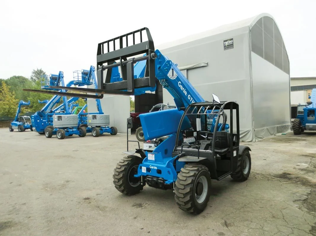 Genie GTH-5519 Telehandler, 5000lbs Reachfork, 19ft Reach — photo 3